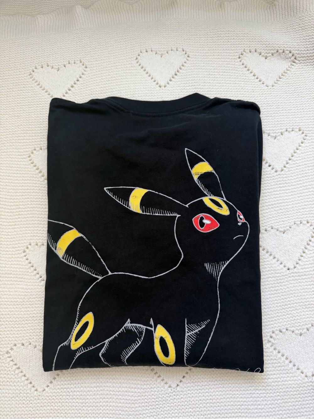 Uniqlo Pokemon Umbreon T-Shirt Black Large